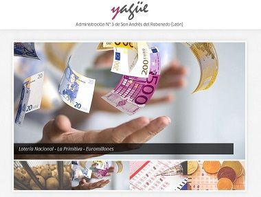 Datic: Página Web Administración de Loterias Yagüe