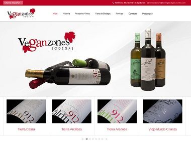 Datic: Página Web Bodegas Veganzones