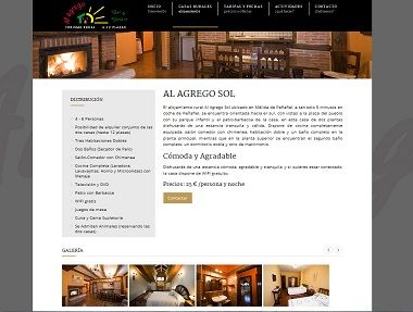 Datic: Página Web de la Casa Rual Al Agrego